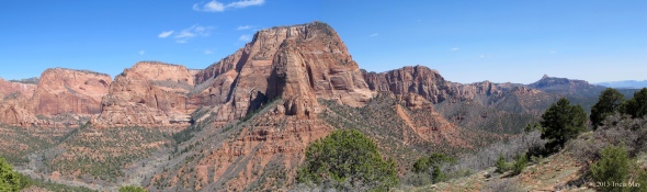 View of the Kolob Canyons from the Timber Creek Lookout trail