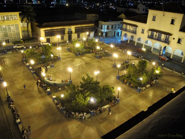 Parque Cespedes as seen from the rooftop patio of the Casa Granda hotel - Santiago de Cuba ©