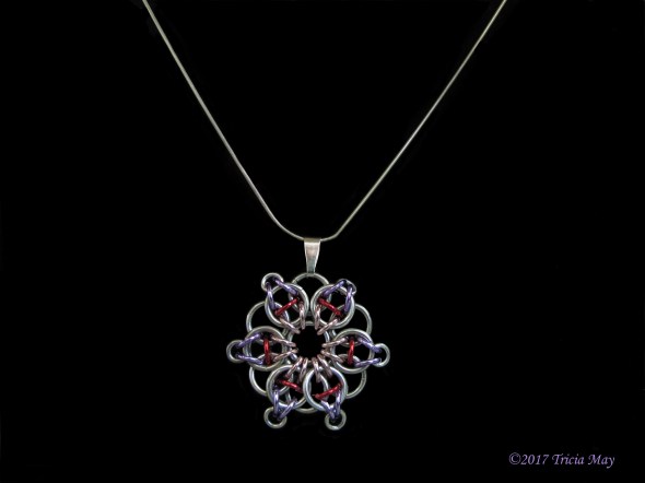 Pendant-pink,red,purple ©